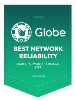 Best Network Reliability - Mobile Network Awards 2023 - Globe