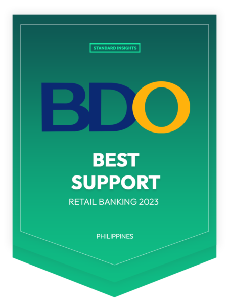 Most Supportive Retail Bank - Retail Banking Awards 2023 - BDO