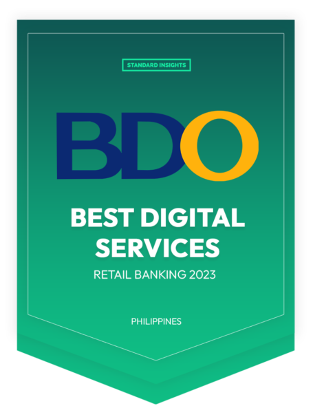 Best Digital Services - Retail Banking Awards 2023 - BDO