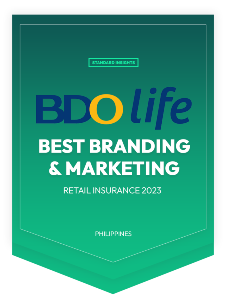 Retail Insurance Company With the Best Ads & Marketing - Retail Banking Awards 2023 - BDO Life