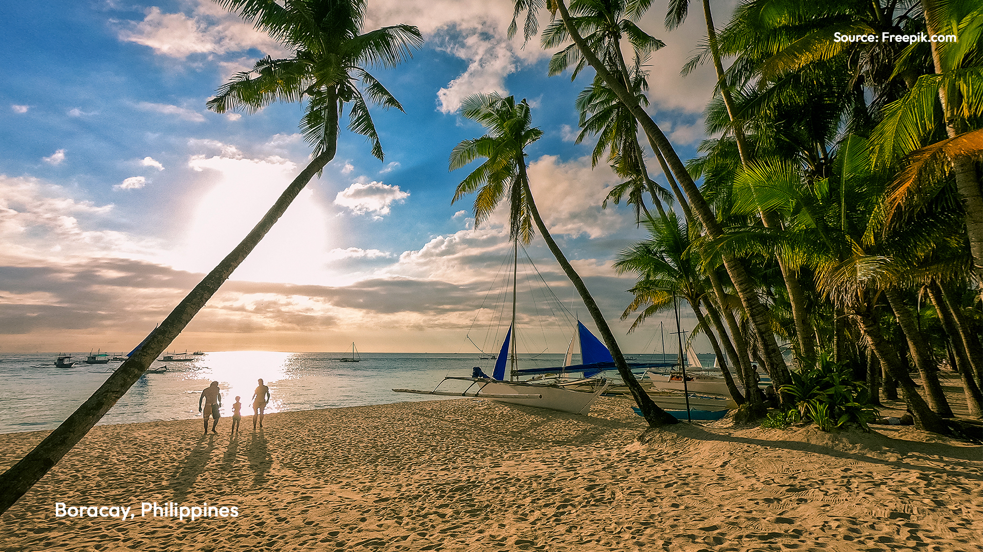 Beach View of Boracay, Philippines