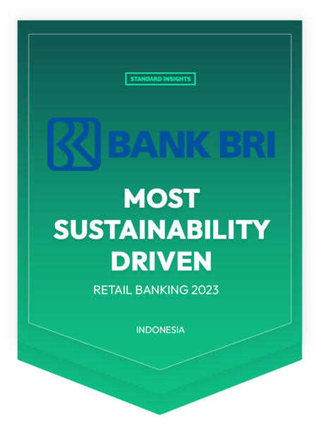 Most Sustainability Driven - Retail Banking Awards 2023 - Bank Rakyat Indonesia