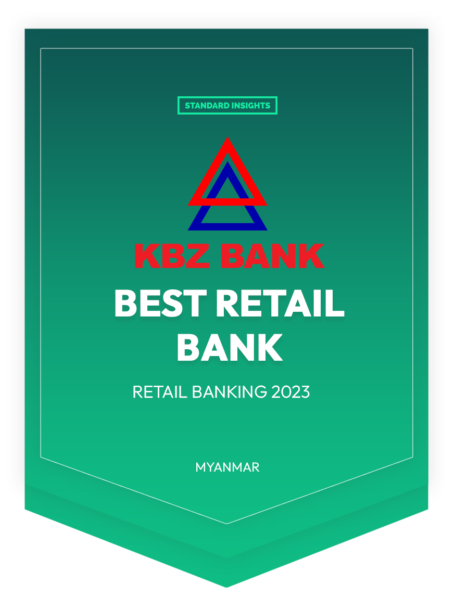 Best Bank - Retail Banking Awards 2023 - KBZ Bank