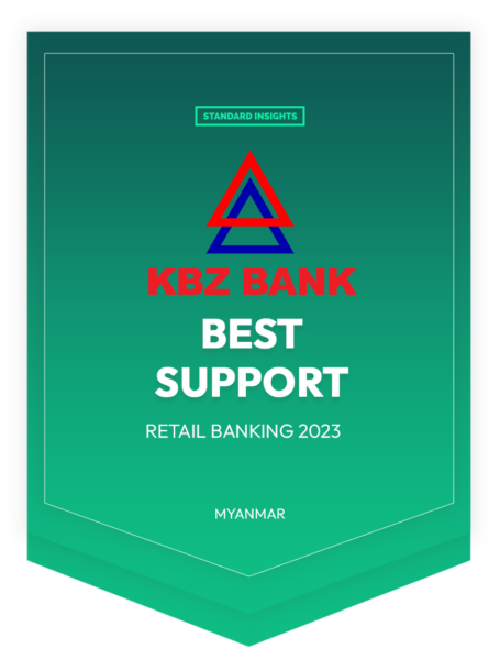 Best Support - Retail Banking Awards 2023 - KBZ Bank