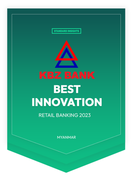 Best Innovation - Retail Banking Awards 2023 - KBZ Bank