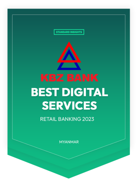 Best Digital Services - Retail Banking Awards 2023 - KBZ Bank