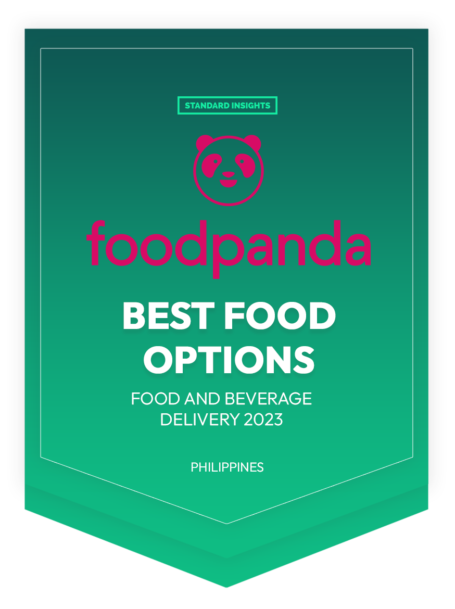 Best Food Options Food & Beverage Delivery App - Food & Delivery App Awards 2023 - Foodpanda