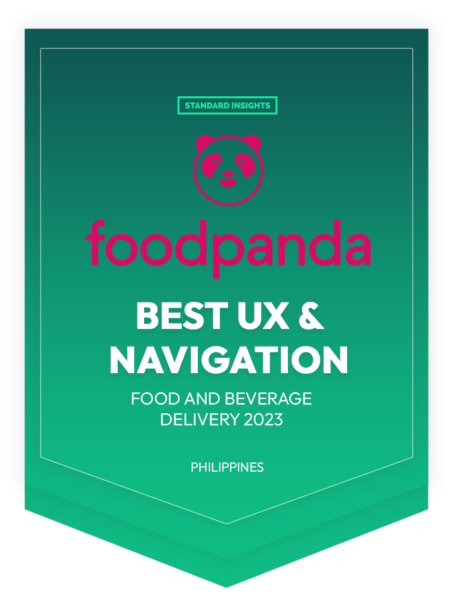 Best UX & Navigation Food & Beverage Delivery App - Food & Delivery App Awards 2023 - Foodpanda