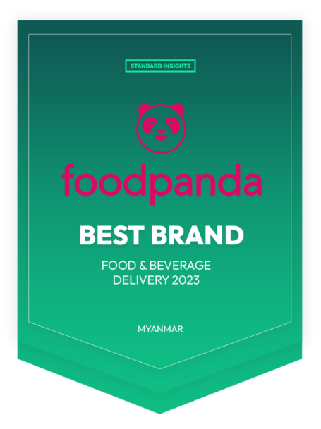 Best Brand - Food & Beverage Delivery Awards 2023 - Foodpanda