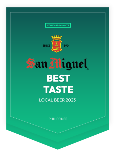 Local Beer Brand With the Best Taste - Local Beer Awards 2023 - San Miguel