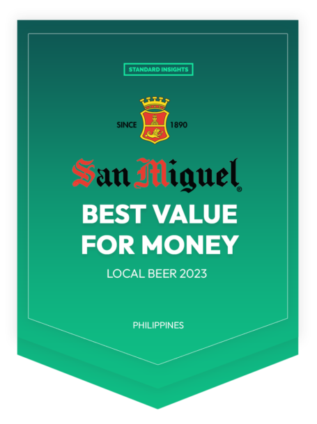 Local Beer Brand With the Best Value for Money - Local Beer Awards 2023 - San Miguel