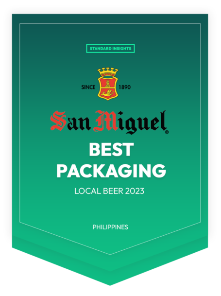 Local Beer Brand With the Best Packaging - Local Beer Awards 2023 - San Miguel