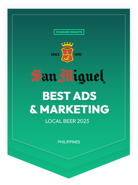 Local Beer Brand With the Best Ads & Marketing - Local Beer Awards 2023 - San Miguel