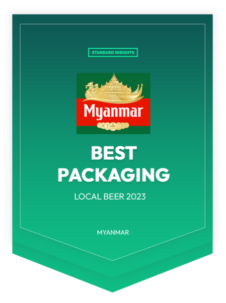 Best Packaging - Local Beer Awards 2023 - Myanmar Beer