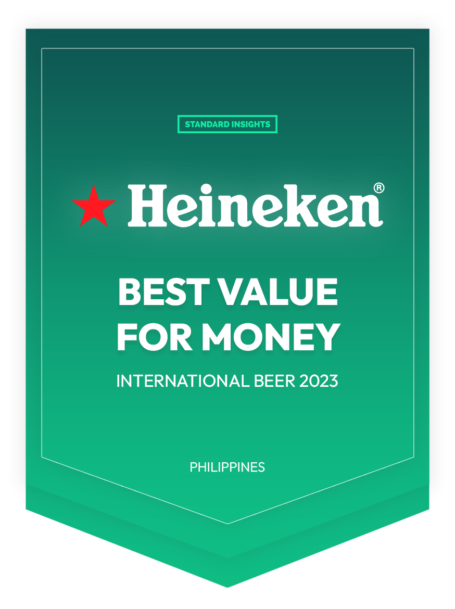 Best Value for Money - International Beer Awards 2023 - Heineken