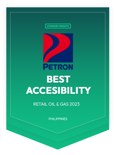 Best Accessibility - Retail Oil & Gas Awards 2023 - Petron