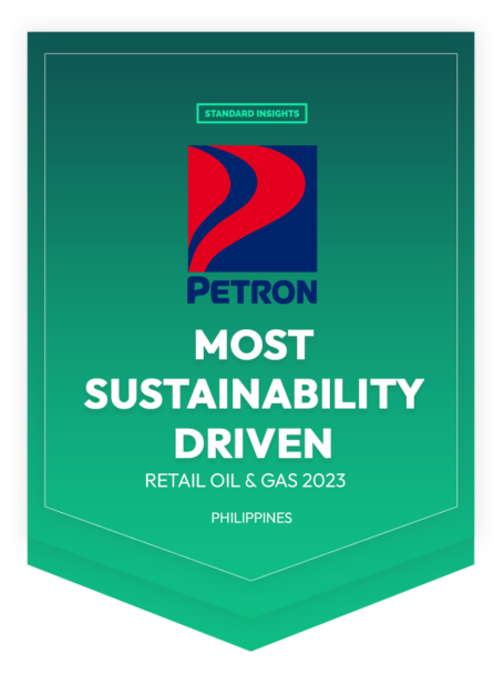 Most Sustainability Driven - Retail Oil & Gas Awards 2023 - Petron