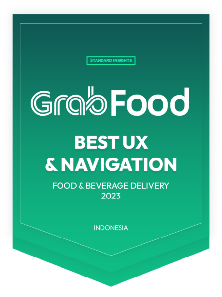 Best UX & Navigation - Food & Beverage Delivery Awards 2023 - Grab Food