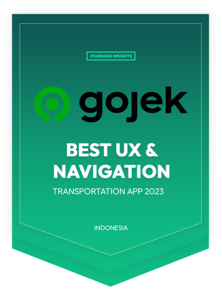 Best UX & Navigation App - Transportation App Awards 2023 - Gojek