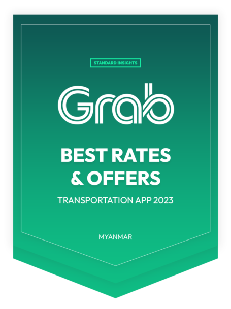 Best Rates & Offers - Grab - Consumer Choice Awards 2023 - Myanmar