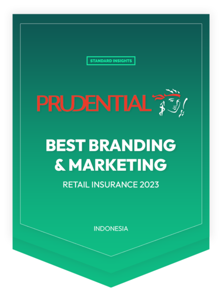 Best Branding & Marketing- Retail Insurance Awards 2023 - Prudential Indonesia