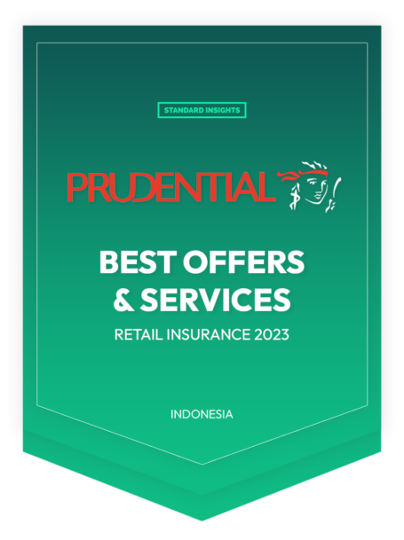 Best Offers & Services - Retail Insurance Awards 2023 - Prudential Indonesia