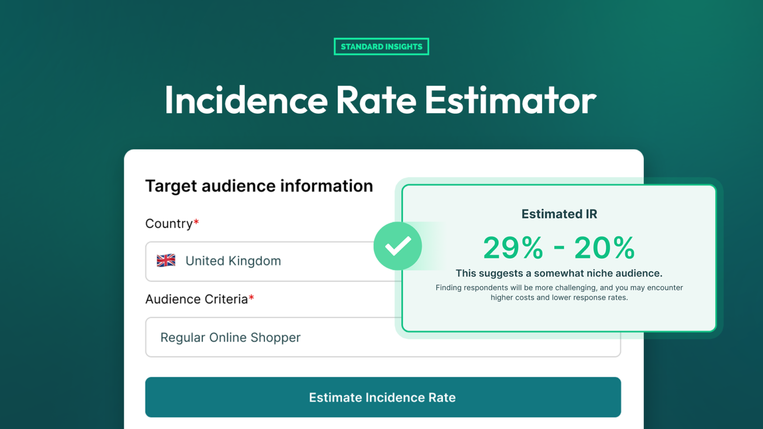 Online Incidence Rate Estimator