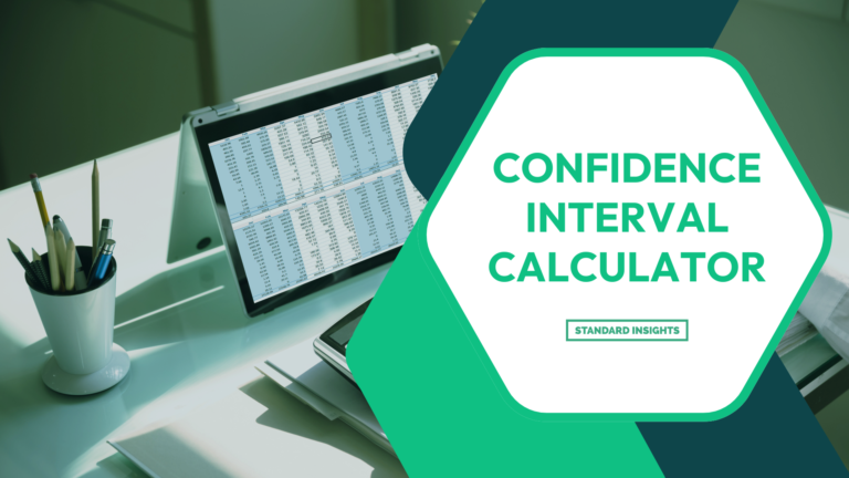 Confidence interval calculator