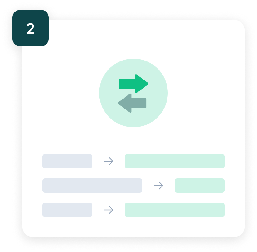 Step 2: Map your column with the right question type