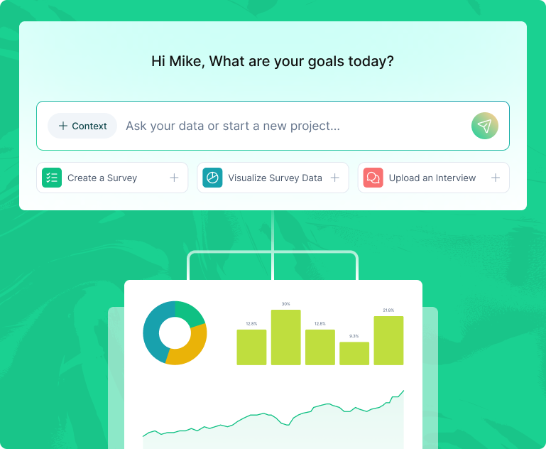 Start your survey interface